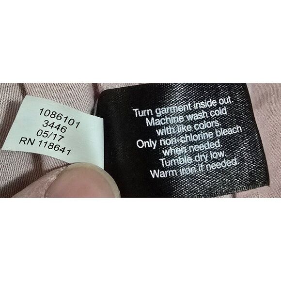 Crochet Lace Top Bell Sleeves Blush Pink fairycore cottagecore boho peasant - Picture 7 of 7